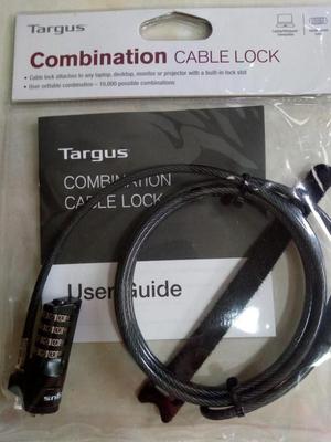Targus Cable De Seguridad Targus P/notebook Combination Lock