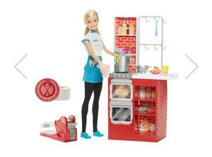 Barbie Chef Set de Cocina Y Accesorios