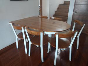 Comedor para 6 lugares.