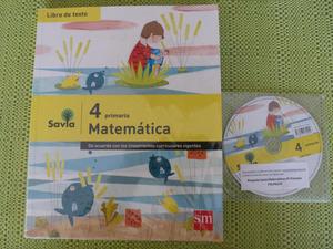 Libro de texto Matemática 4 Primaria. Proyecto Savia.