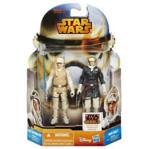 Figuras Star Wars Rebels Han Solo y Luke Skywalker,