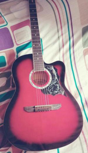 Guitarra Acústica Color Rojo