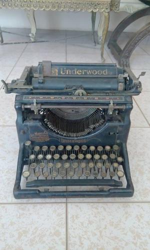 Hp Antigua Maquina de Escribir Underwood