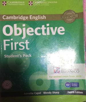 Libro Britanico Objective First B2