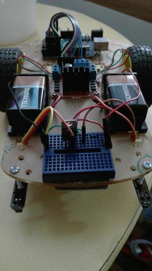 Carro Robot Seguidor Linea con Arduino