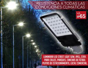 luminaria LED 50W 220V Para Calles,alumbrado Público,