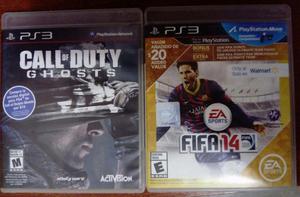 Call Of Duty Ghosts Y Fifa 14 Ps3