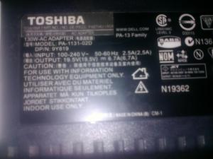 Cargador para Toshiba Original 19v 6.32a
