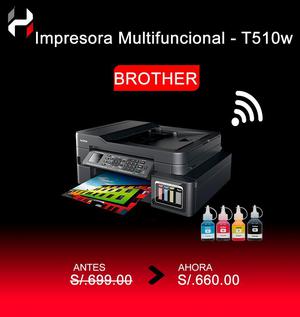 Impresora Brother Multifuncional T510w