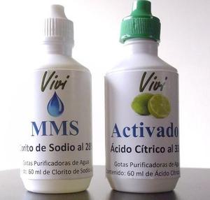 Mms / Dioxido De Cloro / Clorito De Sodio / Purificador 60ml