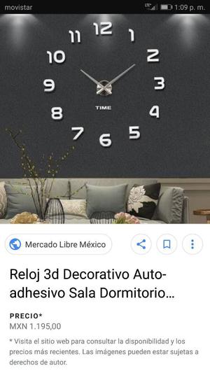 Remato Reloj 3d Decorarivos