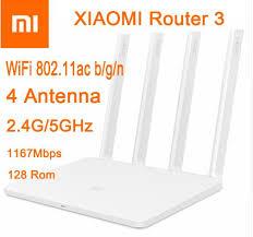 Router Wifi Xiaomi 3g 4 Antenas 2.4/5ghz mbps Repetid.