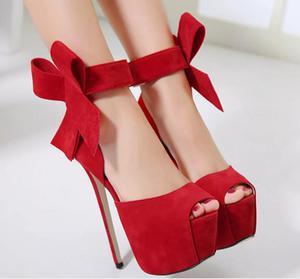 Zapatos Tacones Color Rojo