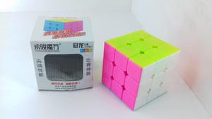 Cubo Mágico de Rubik YJ Guanlong Stickerless Pastel