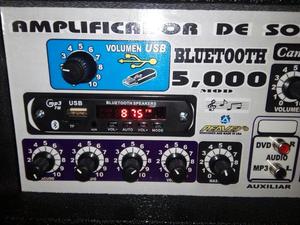 Amplificador C/bluetooth para 2parlantes