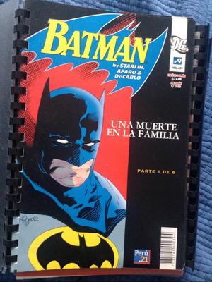 Comic Batman Una Muerte en la Familia 16 Completo Anillado