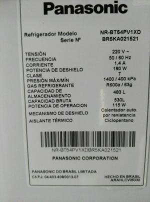 Vendo Refrigeradora Panasonic