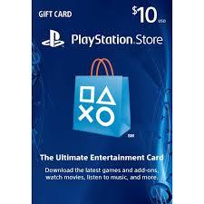 10$ Psn Playstation Network Gift Card Store Usa Ps3 Ps4