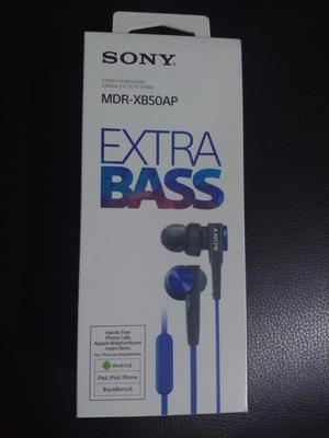 Audifonos Sony Mdr Xb50ap Color Azul extra bass