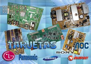 REPUESTOS ORIGINALES, TARJETAS DE TV PLASMA LCD Y LED