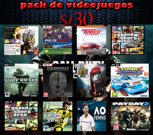 pack de videojuegos