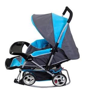 Coche mecedora infantil azul