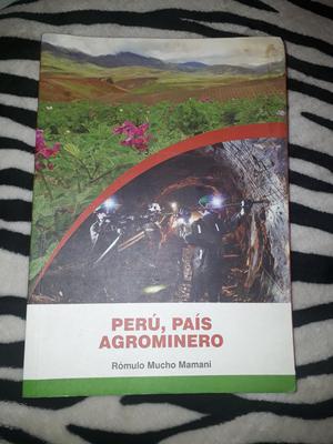 Libro: Peru Pais Agrominero