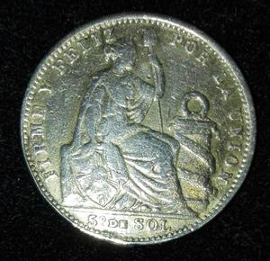 Moneda Antigua Peruana de 