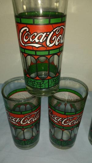 Coca Cola Vasos Colecionables Antiguos