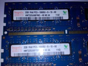 Memorias ram hynix de 2GB 1Rx8 PCU910A0