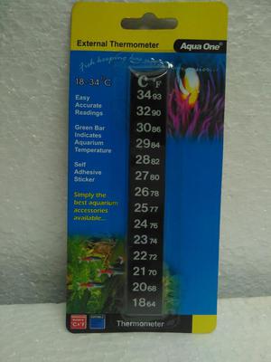 Termometro en Sticker para Acuario