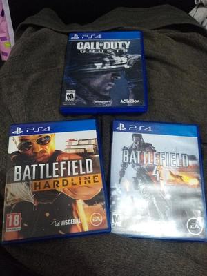 Call Of Duty Ghosts Battlefield 4 Y Hard