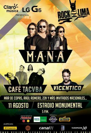 Rock en Lima  Mana Cafe Tacuba