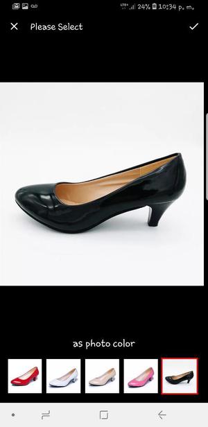 Zapato Negro Talla 35