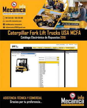 Caterpillar Fork Lift Trucks Usa Mcfa 