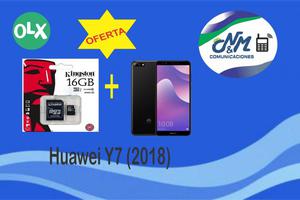 OFERTA Huawei Y7, 2GB RAM, 16 GB, Camara13 Y 8MP, Color