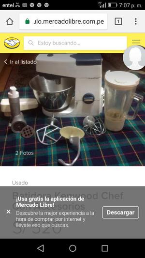 Multibatidora Kenwood.vendo Impecable