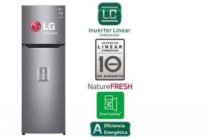 LG refrigeradora lt32wpp no frost 333 l plateado