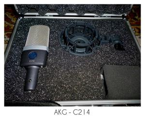 Micrófono condensador Akg C214