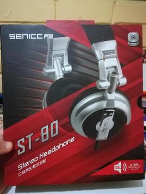 Audifonos headphones PRO DJ senicc st80