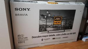 Caja Sony Uhd de 49