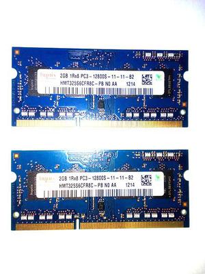 Memorias DDR3 Kit 4Gb 2x2