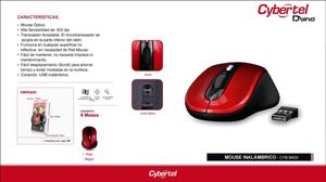 TIENDA: Mouse ratón pequeño inalambrico WiFi Rojo o Azul