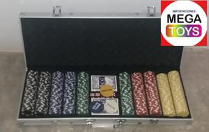 Juego de Poker de 500 Fichas Pesadas