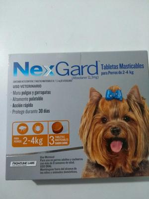 Nexgard 2 a 4kg 3 Tabletas