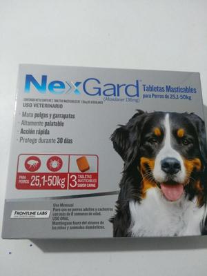 Nexgard 25 a 50kg Caja 3 Tabletas