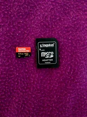 Micro Sd 64 Gb Sandisk Extreme Pro