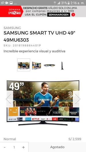 Tv Samsung 49 Uhd 4k Mu Nuevo