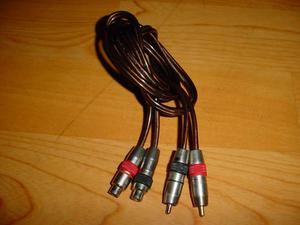 Cable extensión RCA marca Hurricane con conectores