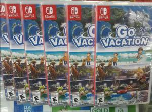 Go Vacation Nintendo Switch Nuevo Sellado Stock